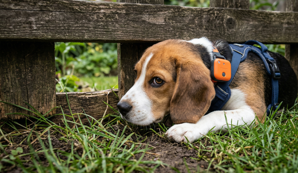 collar GPS para perros en primer plano